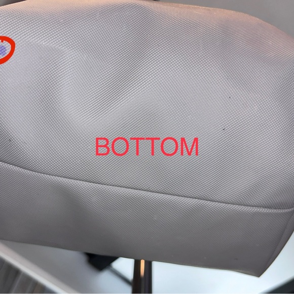 “water/summer-proof” LACOSTE Gray HANDBAG TOTE  & spacious WALLET! - Picture 6 of 14